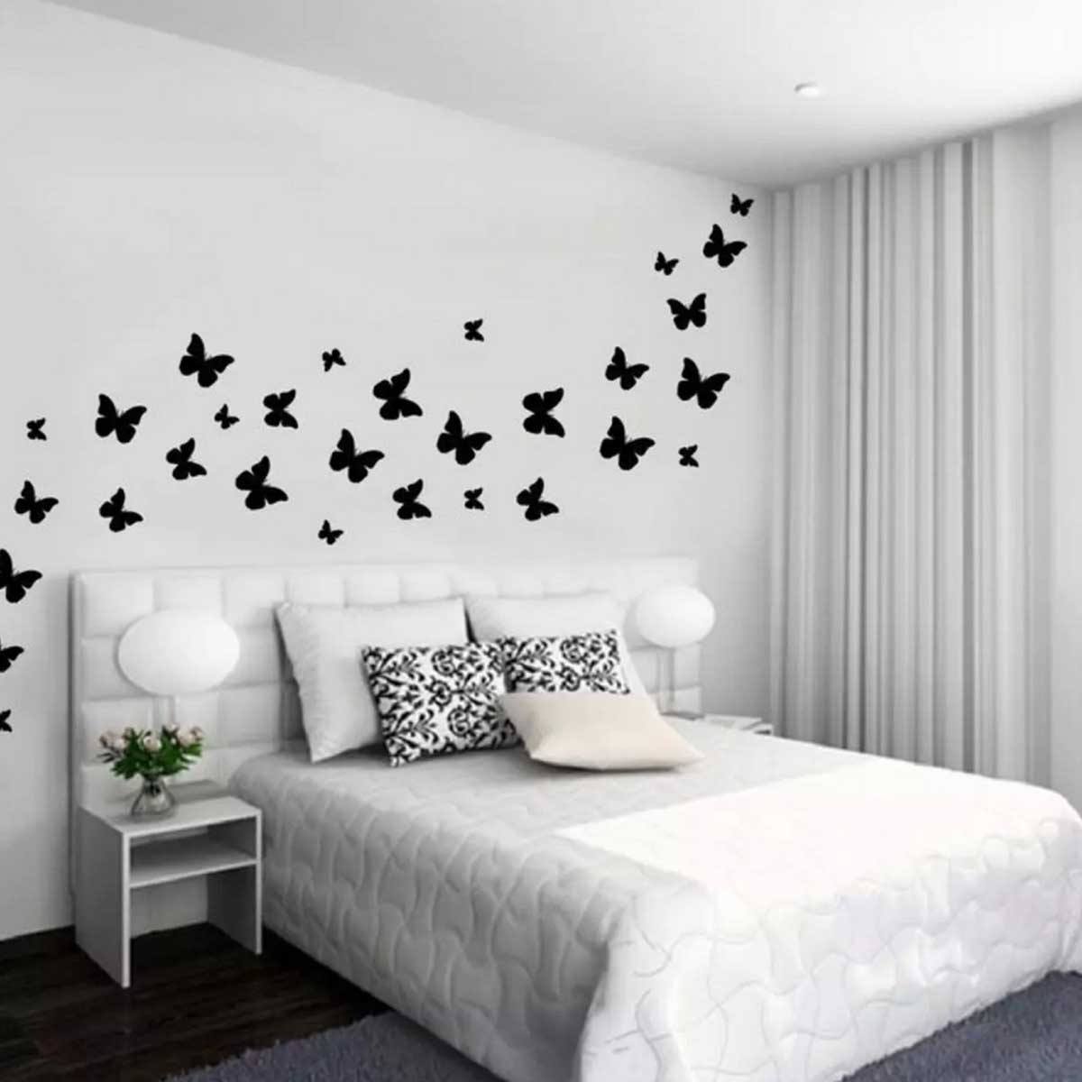 Pack of 30 Wooden Butterflies for Your Kids Bedroom Wall Decoration Ideas & Inspirations