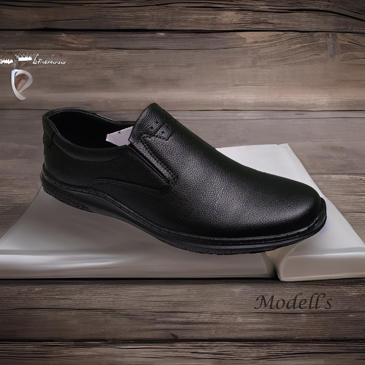Modell's Black Degar shoes New Design Elegant Fashion For Boy's Men.