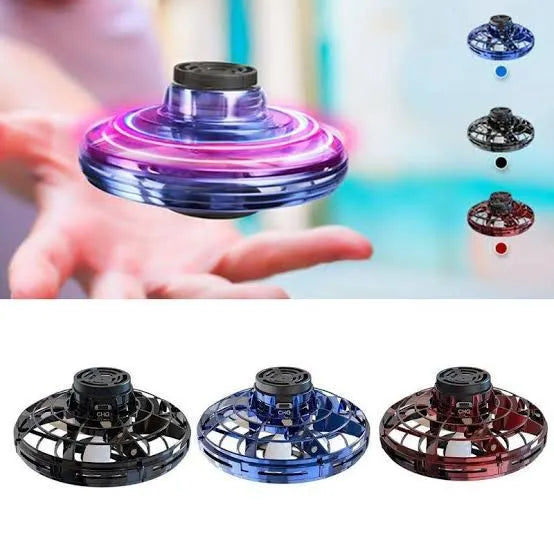 UFO FLYING FIDGET SPINNER WITH LED LIGHTS