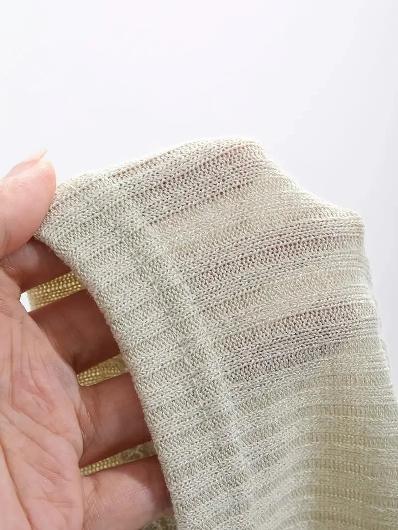 The Vintage Clothing Waffle Knit Texture T-Shirt For Boys And Men
