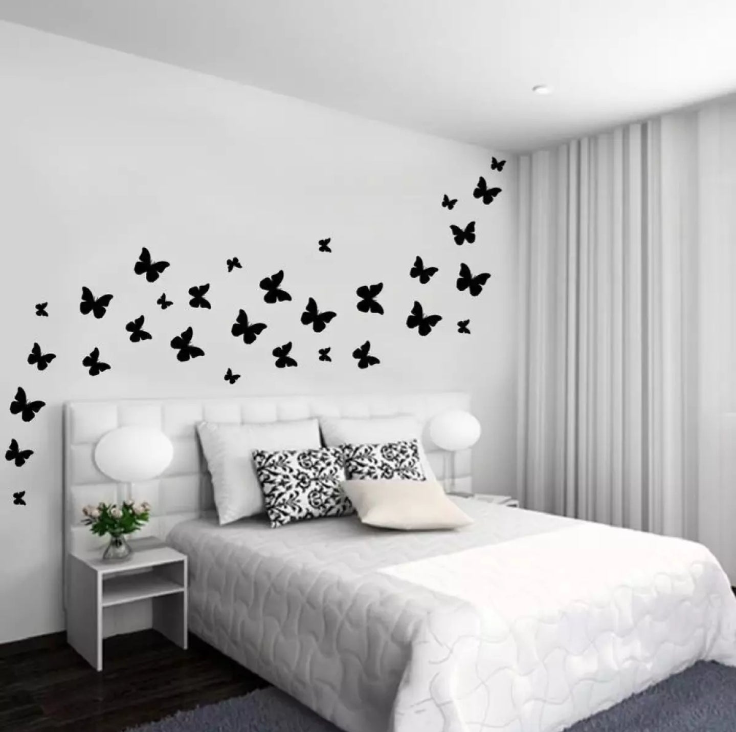 Pack of 30 Wooden Butterflies for Your Kids Bedroom Wall Decoration Ideas & Inspirations