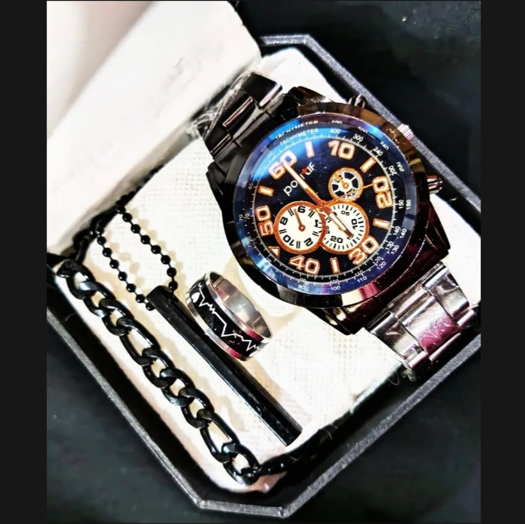 business steel straps round dial wrist watches hand watchv