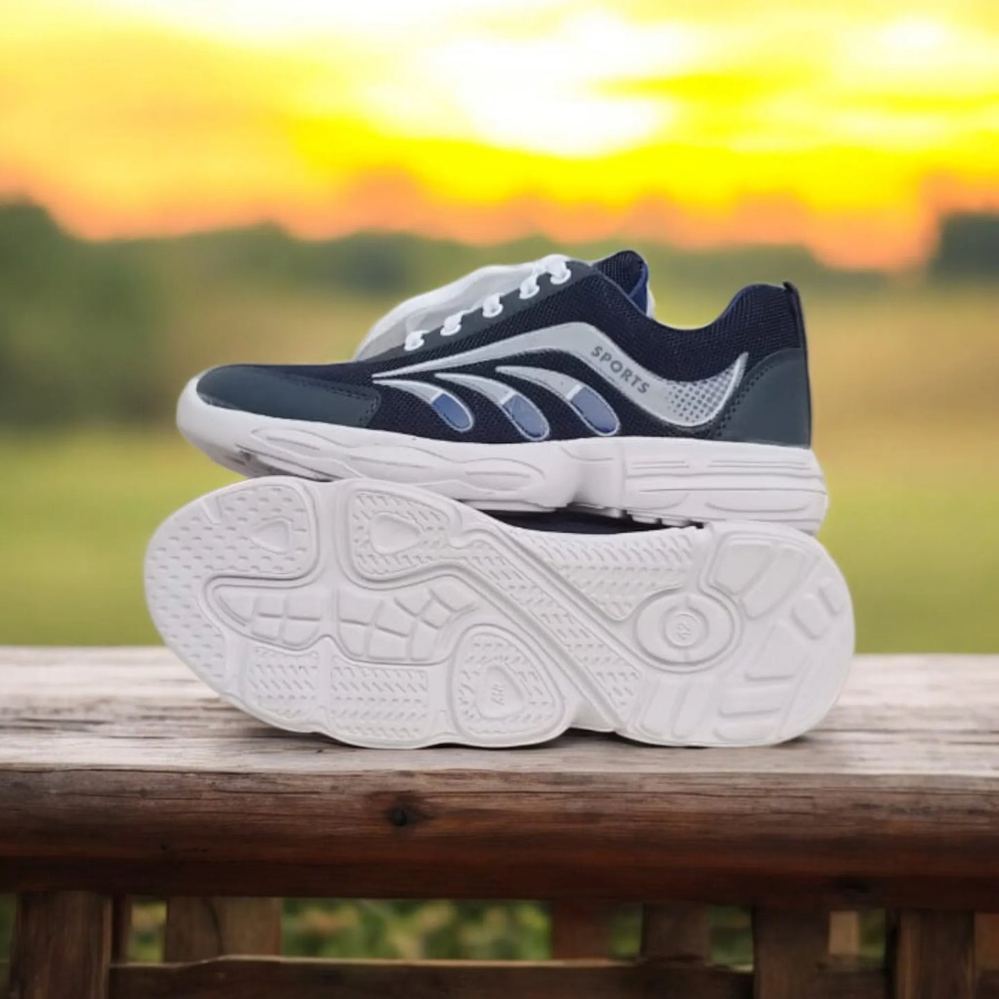 Men's Comfortable Outdoor Running Shoes - Lightweight Durable Breathable