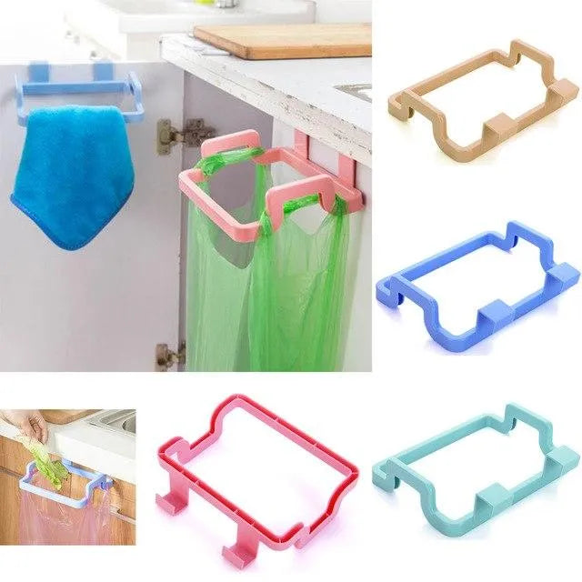 Kitchen Cabinet Door Garbage Holder Plastic Trash Bag