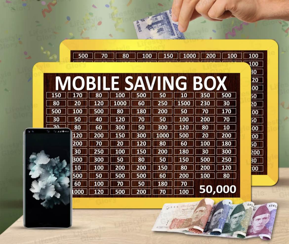 50,000 PKR Target Mobile Saving Box