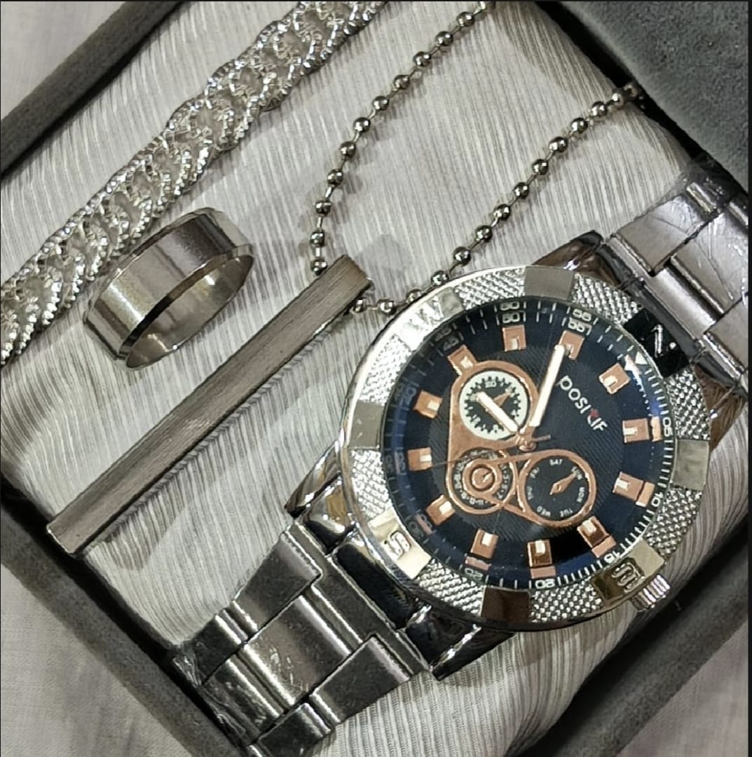 business steel straps round dial wrist watches hand watchv