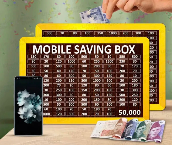 50,000 PKR Target Mobile Saving Box
