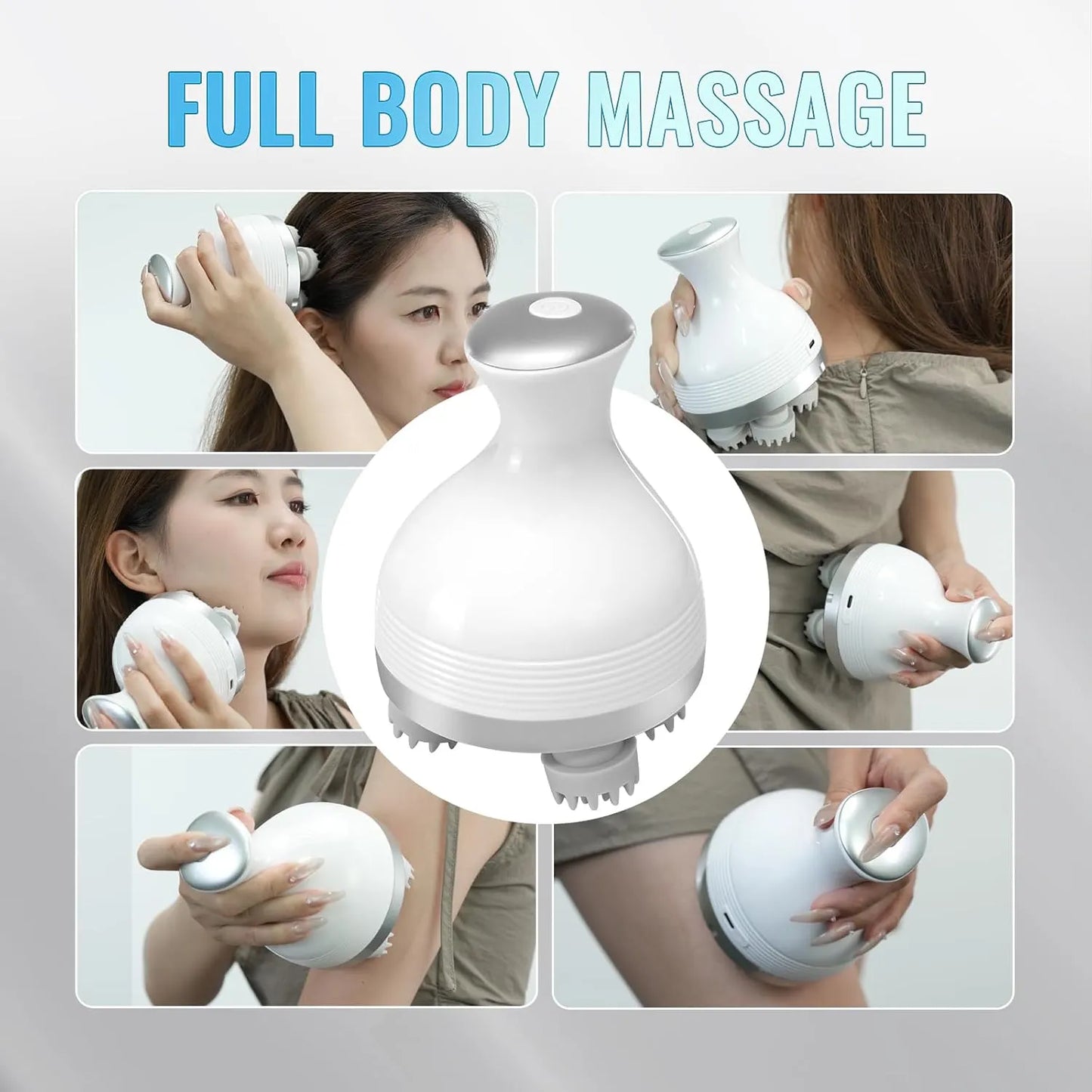 Electric Scalp Massager, Cordless Hair Scalp Massager