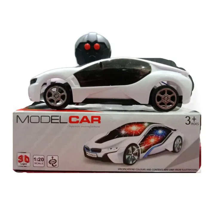 Remote Controlled Fast Modern Car 3D Light for Kids