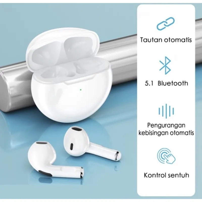 AirPods Pro 6 Hi-Fi Wireless Airbuds 5.0