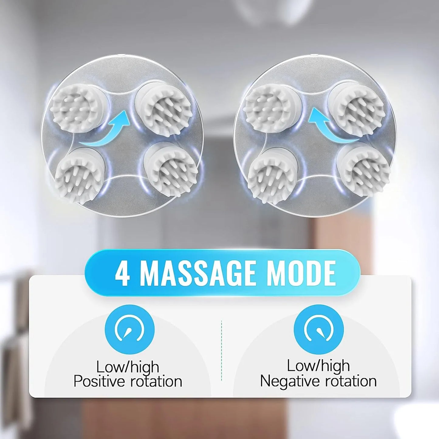 Electric Scalp Massager, Cordless Hair Scalp Massager