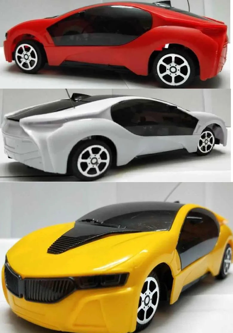 Remote Controlled Fast Modern Car 3D Light for Kids