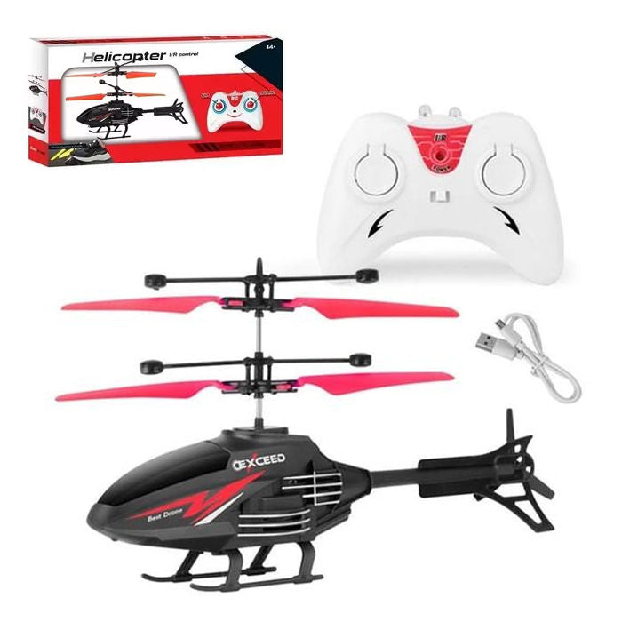 Rechargeable Remote Control Helicopter Toy for Kids, Boys & Girls
