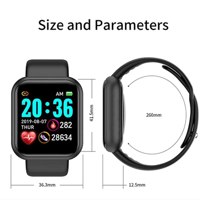 D20 Bluetooth Smart Watch Men