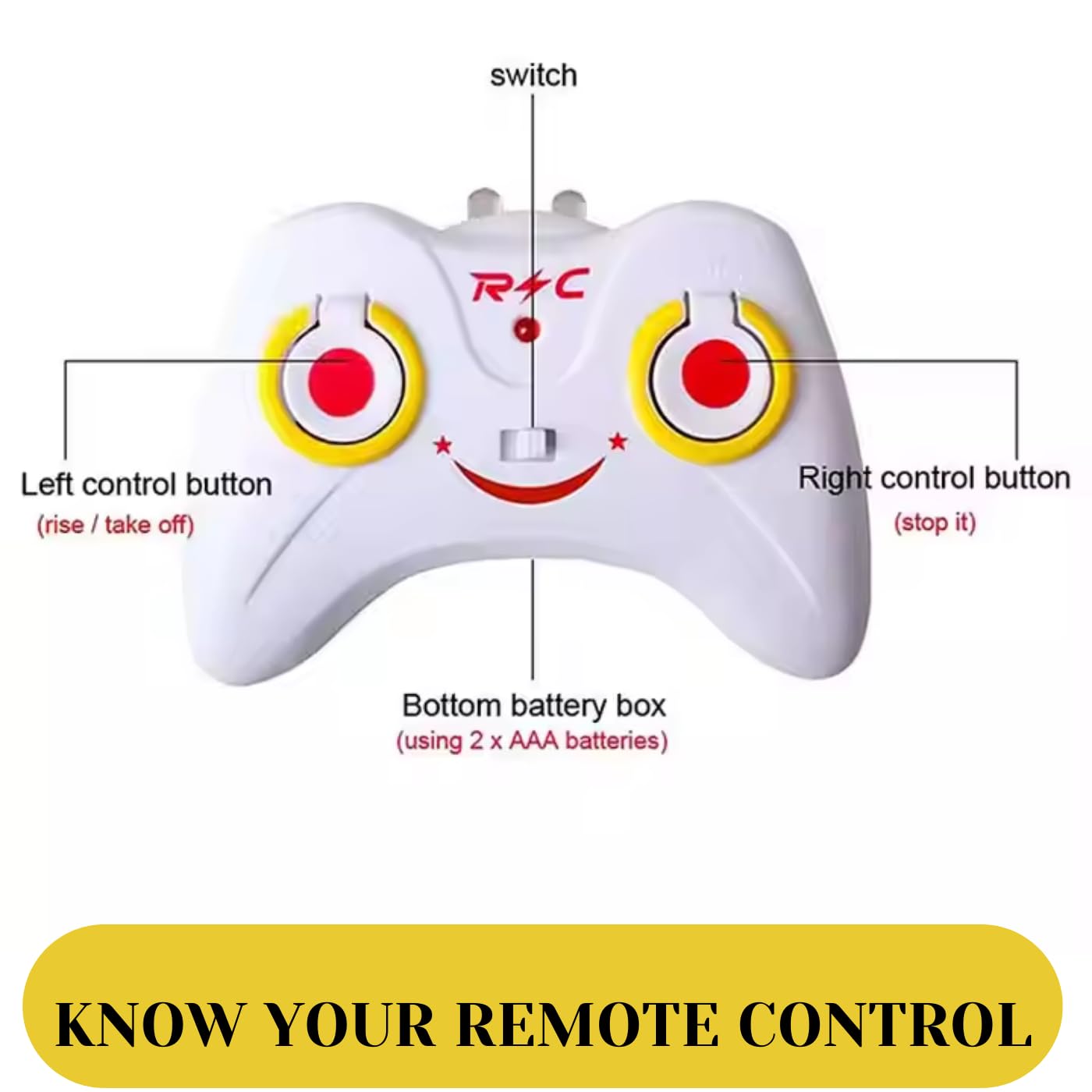 Rechargeable Remote Control Helicopter Toy for Kids, Boys & Girls